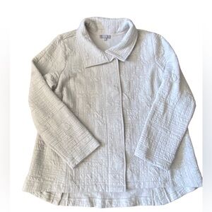 Habitat CLothes to Live In Lightweight Pucker Weave Jacket Size Large